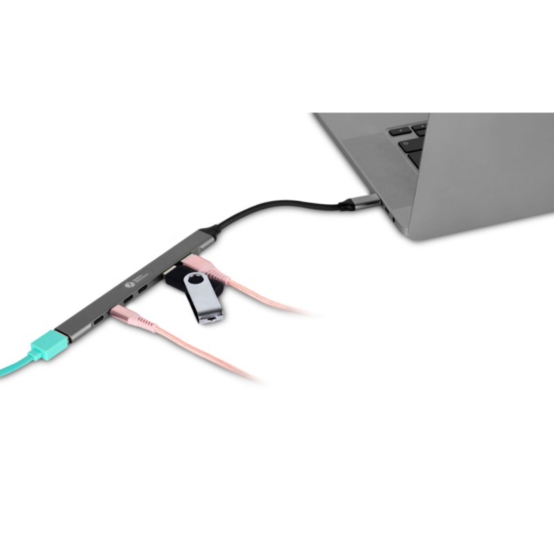 BakkerElkhuizen USB-C Hub 7-in-1 (3 x USB-A 4 x USB-C)