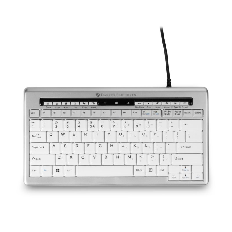 BakkerElkhuizen S-Board 840 Design Tastatur si/sw US-Layout retail