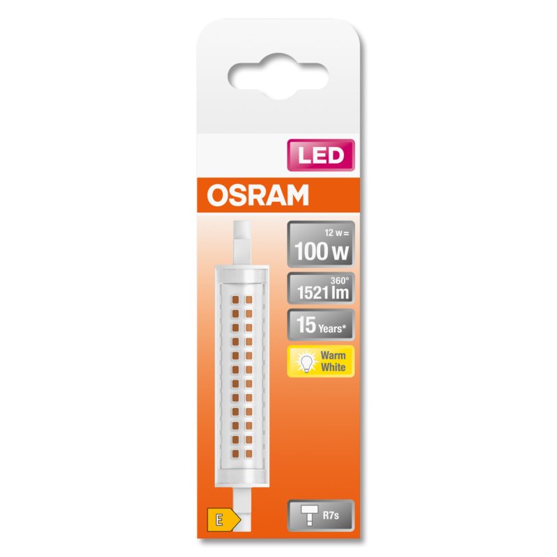 Osram SLIM LINE LED bulb Warm white 2700 K 12 W R7s E