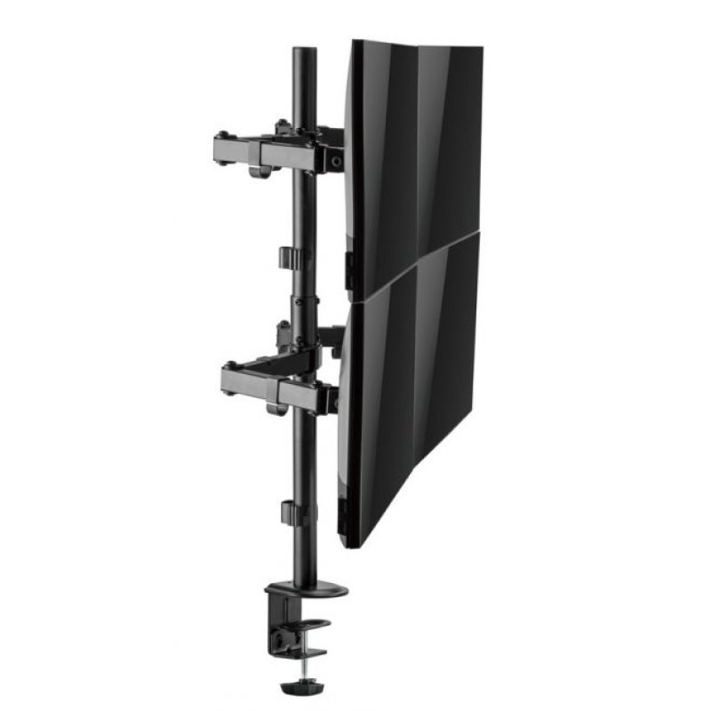 Equip 17"-32" Articulating Quad Monitor Desk Mount Bracket