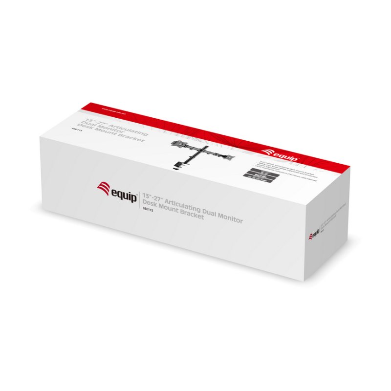 Equip Tischhalterung 13"-27"/2TFT 360° H.verst. 8Kg schwarz retail