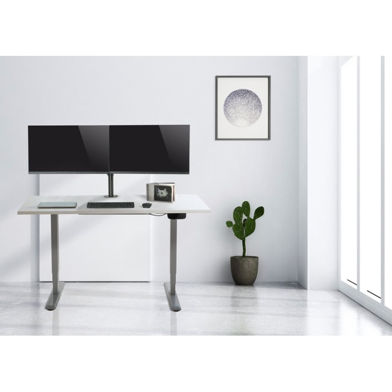 Equip 13"-27" Articulating Dual Monitor Desk Mount Bracket