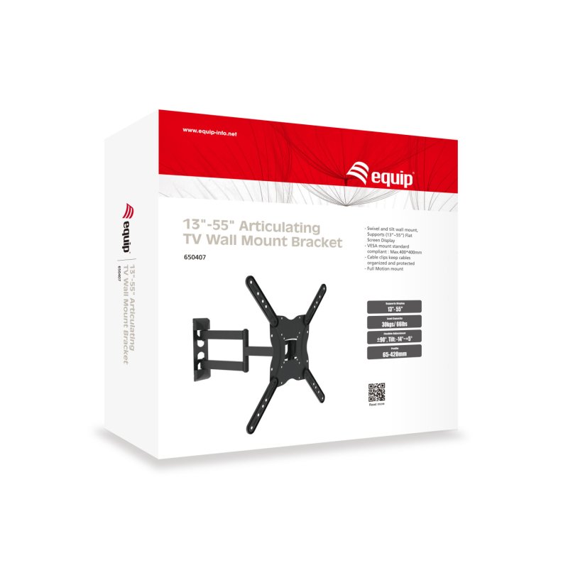 Equip 650407 23"-55" Articulating TV Wall Mount Bracket