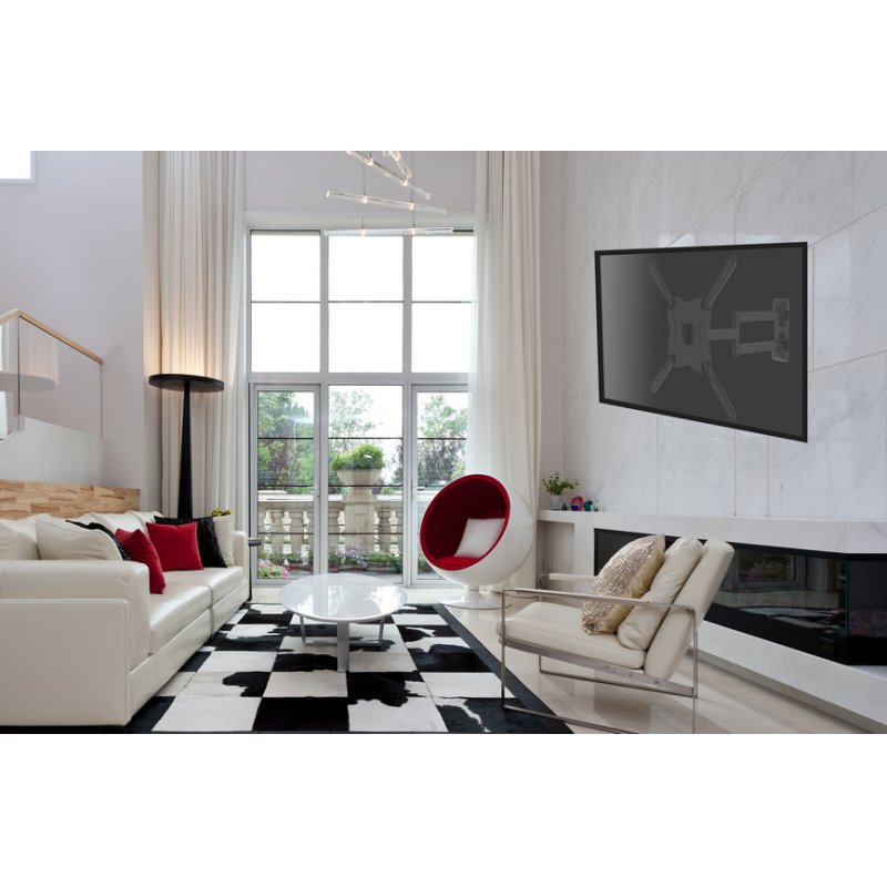 Equip 650407 Support mural articulé pour TV de 23 à 55 pouces