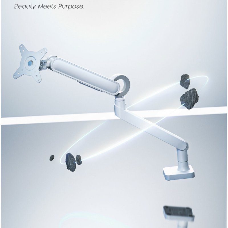 Equip Support de bureau pour moniteur 17« -35 », blanc