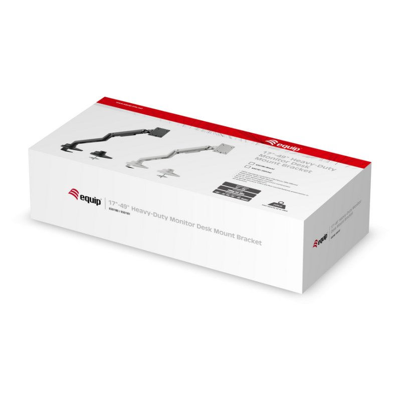 Equip Support de bureau pour moniteur 17« -49 », noir