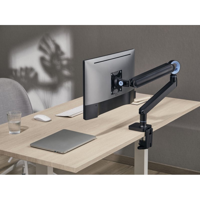 Equip 17"-35" Premium Monitor Desk Mount Bracket, Black