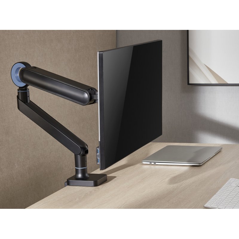 Equip 17"-35" Premium Monitor Desk Mount Bracket, Black