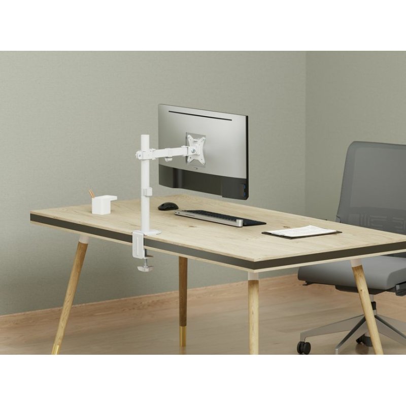 Equip Support de bureau pour moniteur articulé 17« -32 », blanc