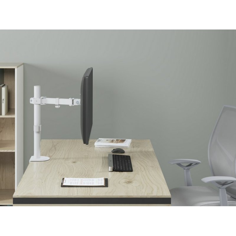 Equip Support de bureau pour moniteur articulé 17« -32 », blanc
