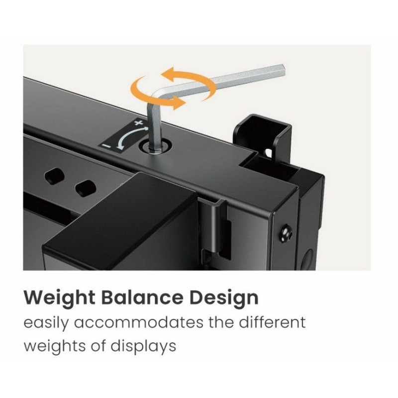 Equip 60"-100" Interactive Up-Down TV Wall Mount