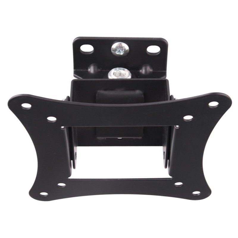 TECHLY Wandhalterung fuer 1 LCD TV LED 13-30 Zoll neigbar drehbar 1 Gelenk Tragkraft 15 Kg Tiefe 54mm schwarz