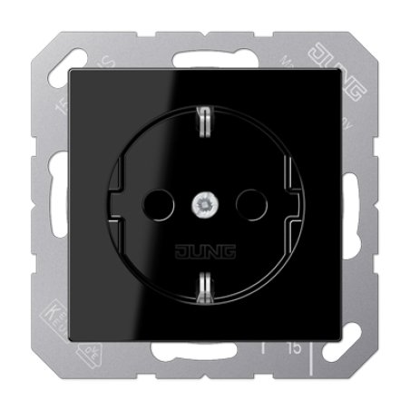 JUNG A 1520 SW outlet box Type F Black