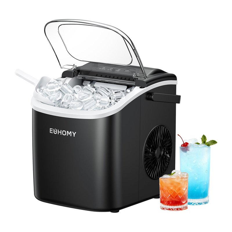 Euhomy IM001 ice cube maker, 1.2 l, 12 kg (black)