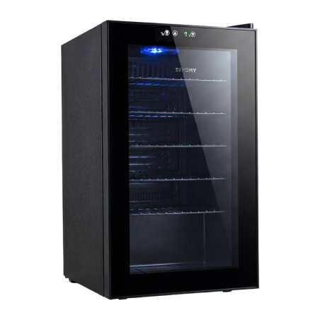Euhomy BR001-89 70L beverage display refrigerator (black)