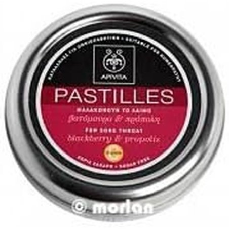 Apivita Blackberry & Propolis Pastilles for Sore Throat 45g