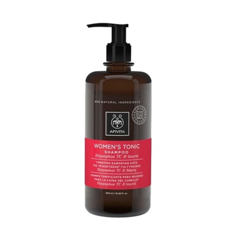Apivita Womens Tonic Shampoo With Hippophae Tc And Laurel 500Ml
