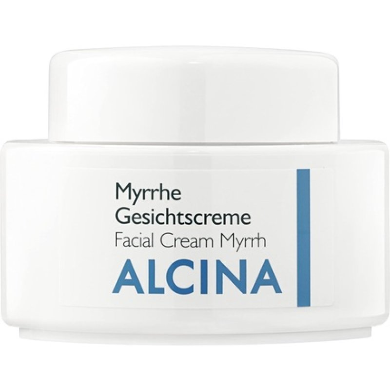 ALCINA Myrrh Face Cream 100ml for Dry Skin - Reduces Dryness Wrinkles