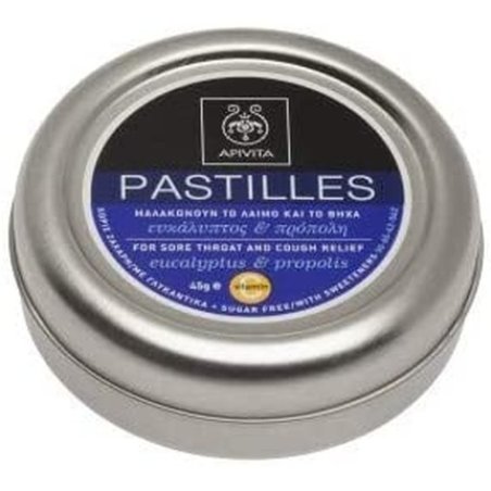 Apivita Eucalyptus & Propolis Pastilles 45g