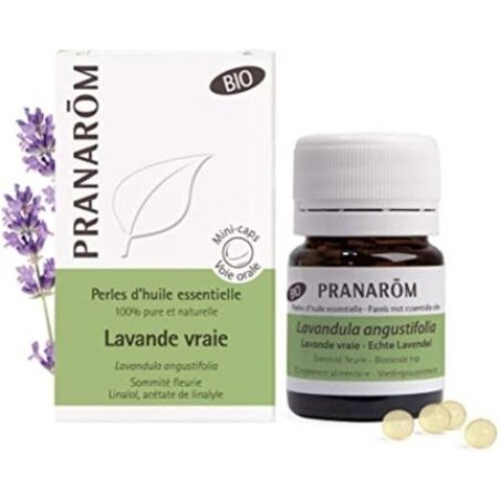 PRANAROM Lavender Essential Oil Beads 60 Beads