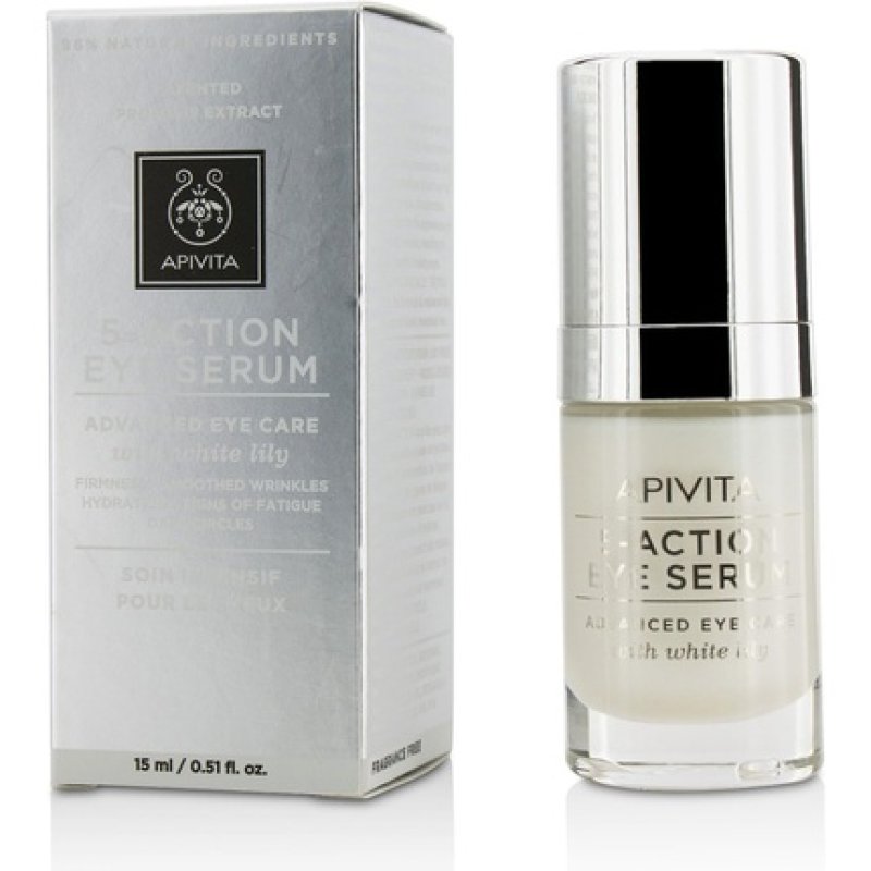 Apivita Smooths Wrinkles Reduces Dark Circles and Signs of Fatigue Firms Hydrates