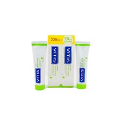 Vitis Aloe Vera Toothpaste Apple Flavor 150ml - Pack of 2