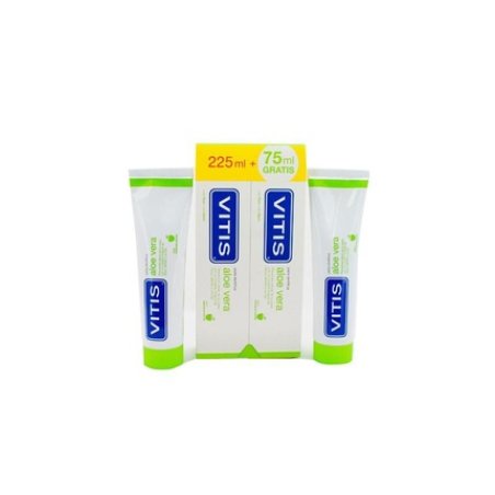 Vitis Aloe Vera Toothpaste Apple Flavor 150ml - Pack of 2