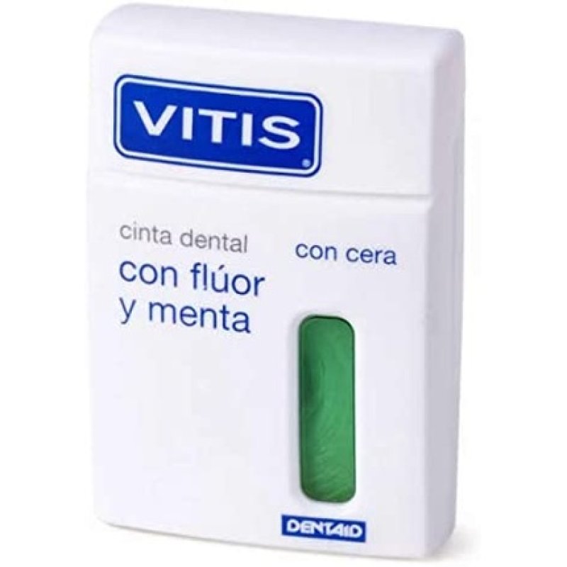 Vitis Toothtape Fluoride Mint 55m