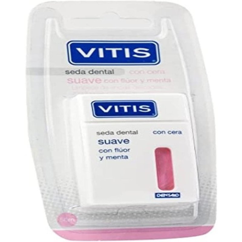 Vitis Soft Dental Floss with Fluoride and Mint 50m 50g