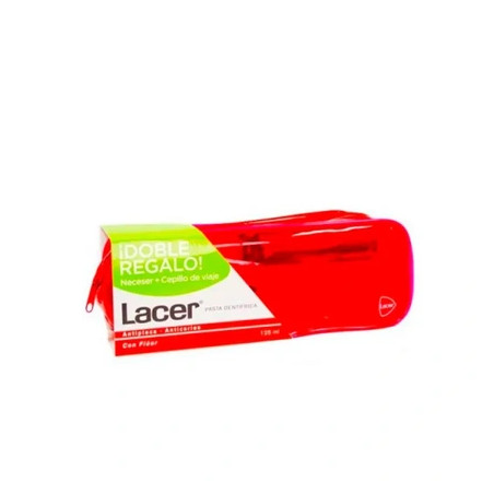 Lacer Lacer Toothpaste 125ml Travel Toothbrush Gift