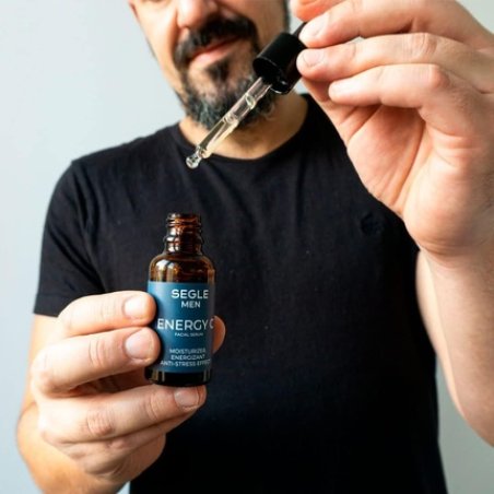 Segle Clinical Energy C Serum for Men with Vitamin C Antioxidant Anti-Stress