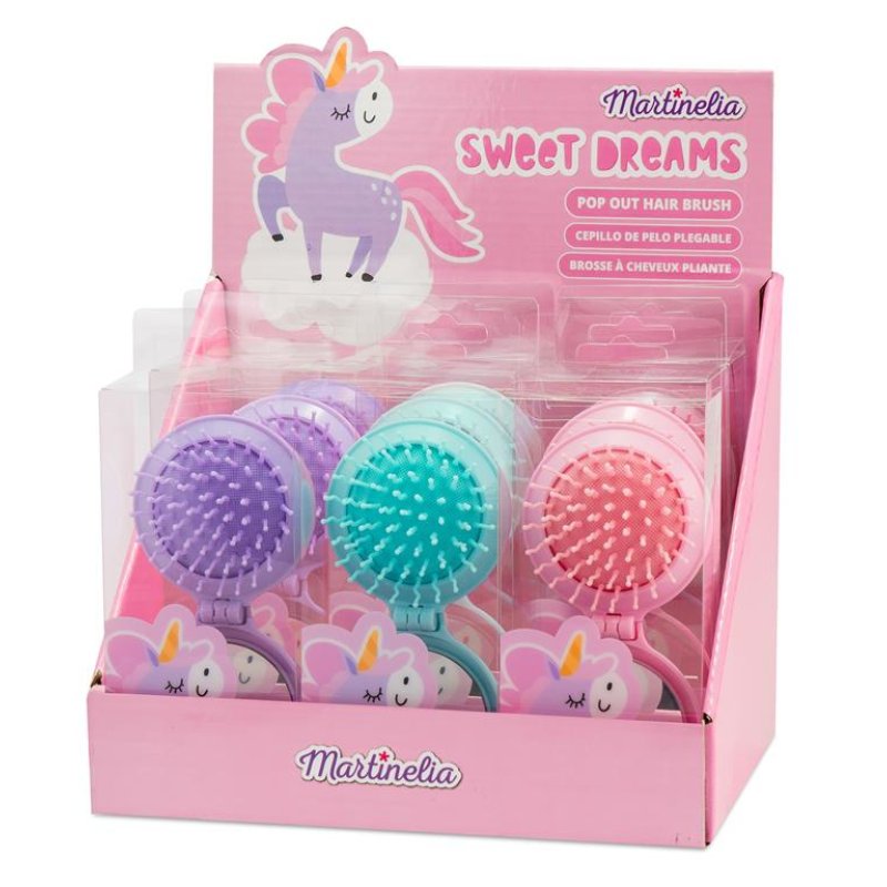 Martinelia 3015W brosse à cheveux et peigne Enfants Brosse à cheveux ronde Couleurs assorties 1 pièce(s)