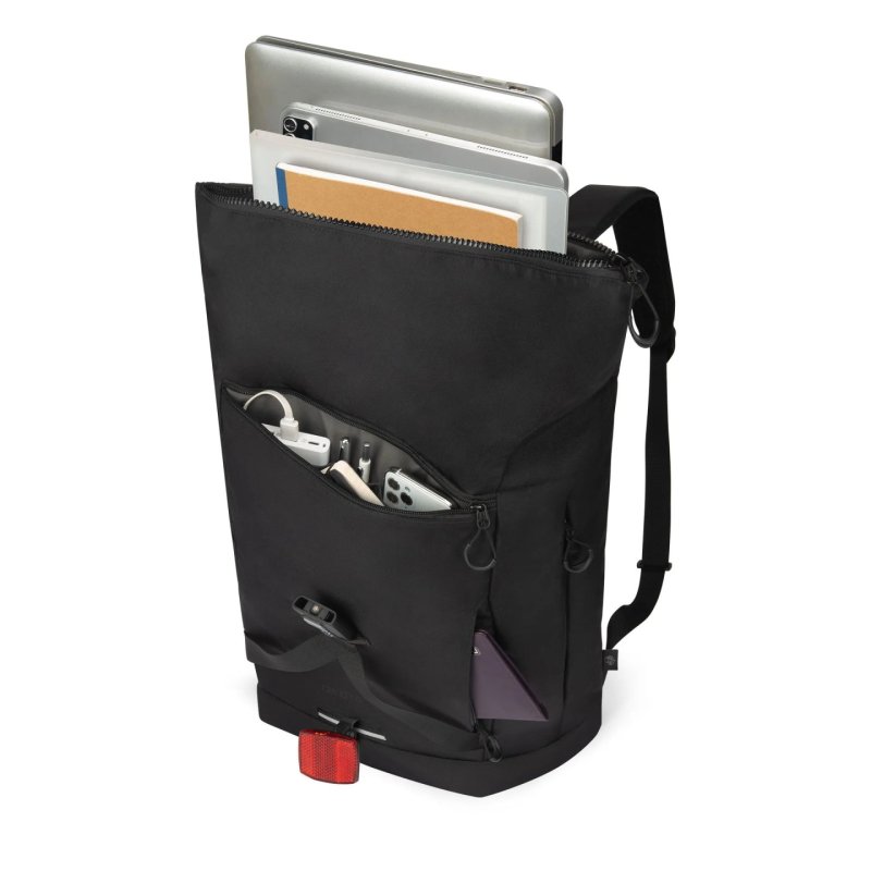 DICOTA D32175-RPET backpack Roll top backpack Black Polyester