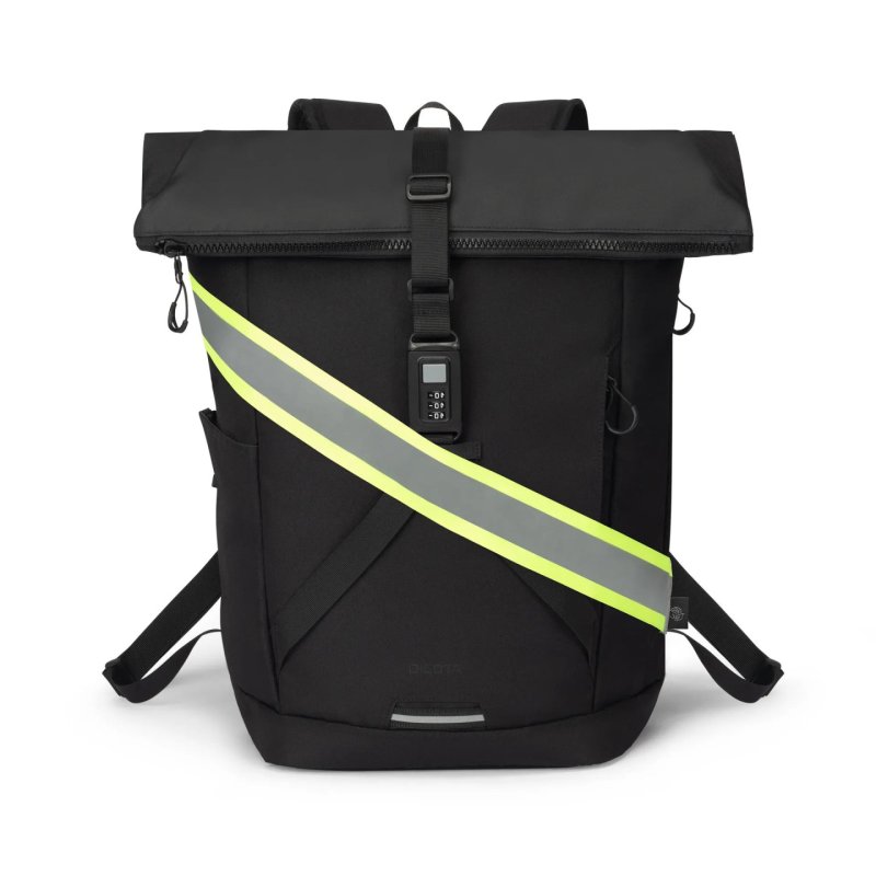 DICOTA D32175-RPET sac à dos Sac à dos à fermeture par enroulement Noir Polyester