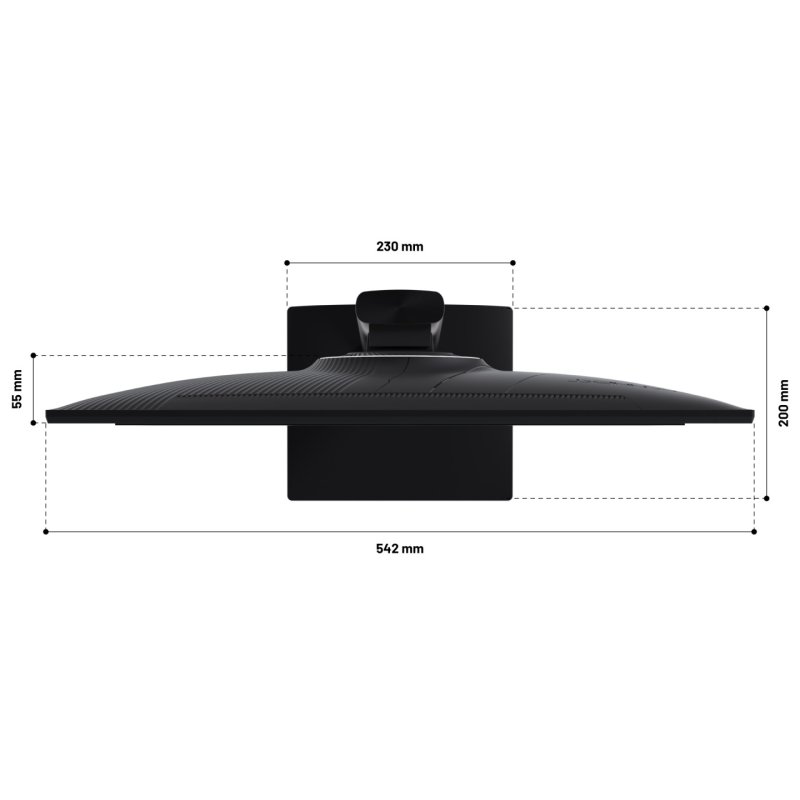 JAPANNEXT JN-I238FHD200F écran plat de PC 60,5 cm (23.8") 1920 x 1080 pixels Full HD LCD Noir