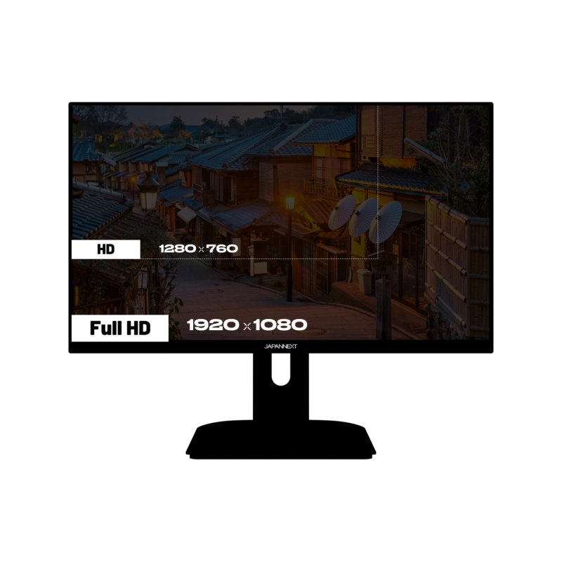 JAPANNEXT JN-I238FHD200F écran plat de PC 60,5 cm (23.8") 1920 x 1080 pixels Full HD LCD Noir