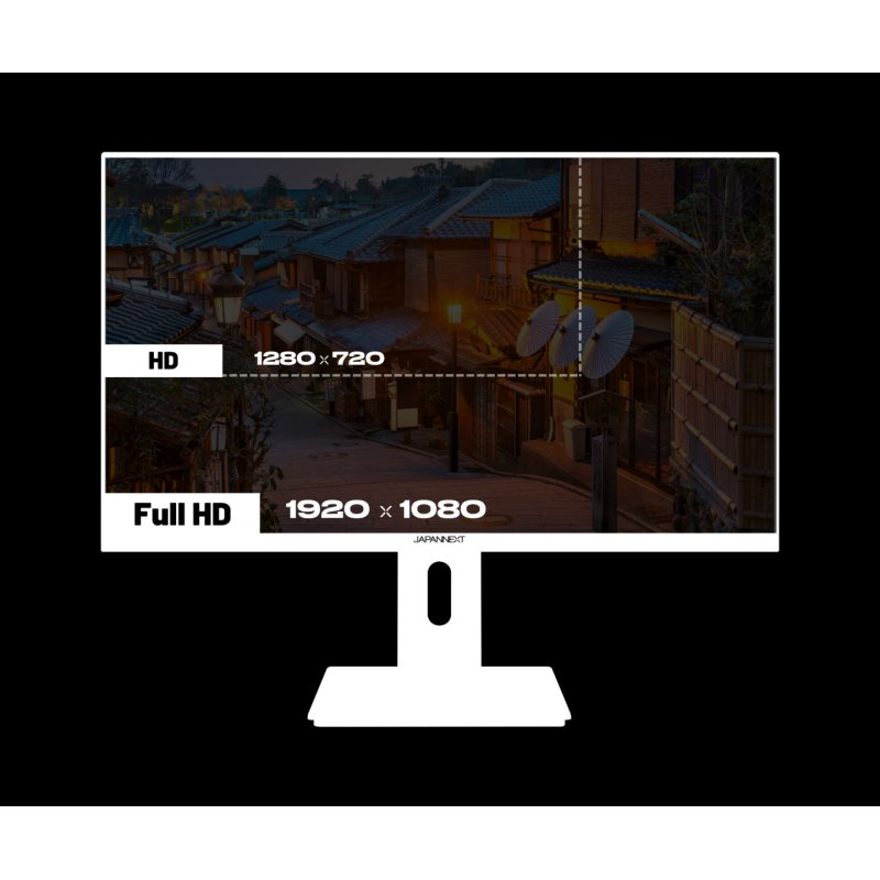 JAPANNEXT JN-I238FHD120F-HSP-W écran plat de PC 60,5 cm (23.8") 1920 x 1080 pixels Full HD LCD Blanc