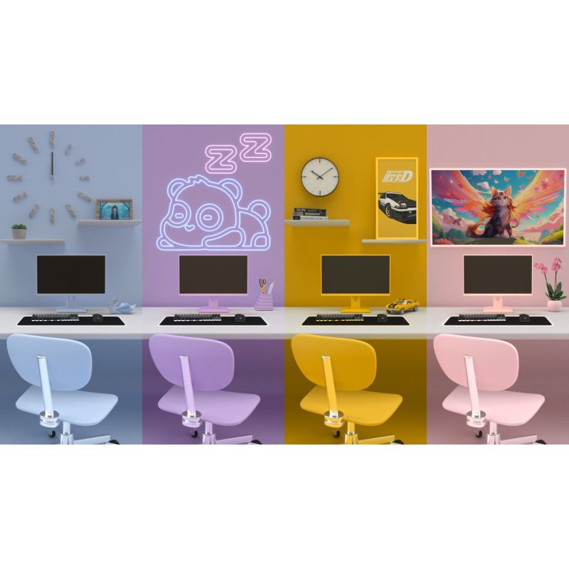 JAPANNEXT JN-I238FHD120F-HSP-W écran plat de PC 60,5 cm (23.8") 1920 x 1080 pixels Full HD LCD Blanc