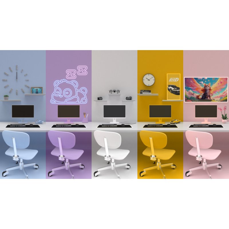 JAPANNEXT JN-I238FHD120F-HSP-W écran plat de PC 60,5 cm (23.8") 1920 x 1080 pixels Full HD LCD Blanc