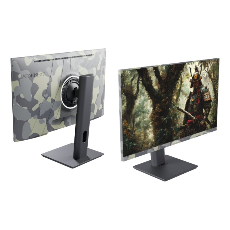 JAPANNEXT JN-IPS238FHD200F-HSP-CAMO écran plat de PC 61 cm (24") 1920 x 1080 pixels Full HD LCD Noir