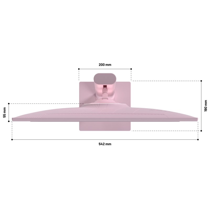 JAPANNEXT JN-I238FHD120F-HSP-PK écran plat de PC 60,5 cm (23.8") 1920 x 1080 pixels Full HD LCD Rose