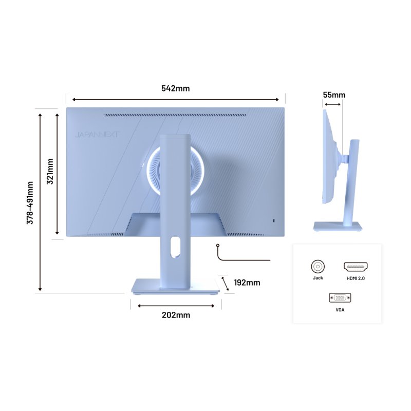 JapanNext FHD Gaming Monitor 60,45cm (23,8")