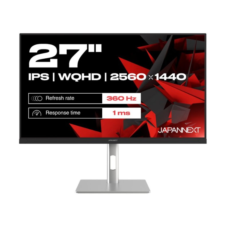 JAPANNEXT JN-I270WQHD300F-HSP computer monitor 68.6 cm (27") 2560 x 1440 pixels Wide Quad HD LED Grey