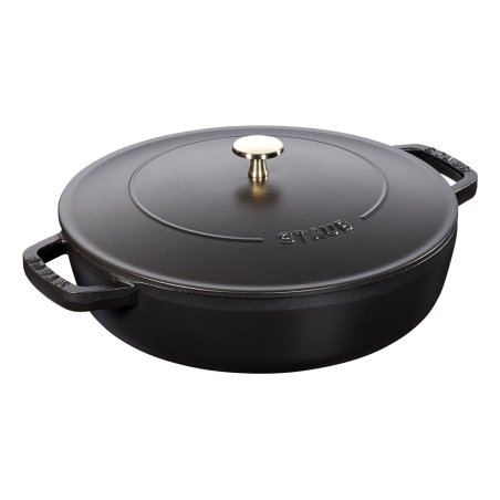 Staub - Saute Pan Chistera - Black - 24 cm