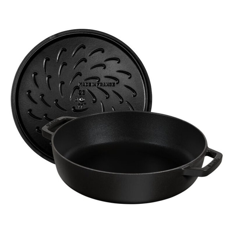 Staub - Saute Pan Chistera - Black - 24 cm