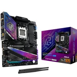 Asrock X870 NOVA WIFI, AMD X870, AM5, ATX, 4 DDR5, HDMI, 2 USB4, Wi-Fi 7, 5G LAN, RGB, 5x M.2