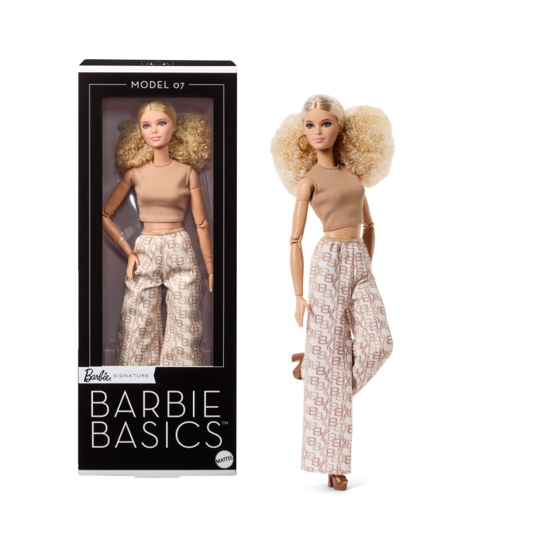 Barbie Signature Barbie-Poupée Barbie Basics Modèle 07-cheveux blonds et pantalon blanc