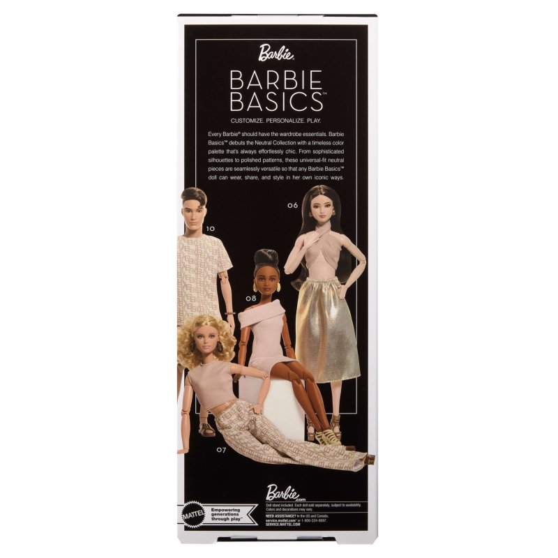 Barbie Signature Barbie-Poupée Barbie Basics Modèle 07-cheveux blonds et pantalon blanc