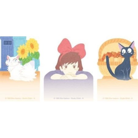 Kiki´s Delivery Service Memo Set Kiki, Jiji & Licy