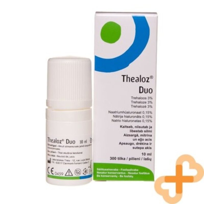 Thealoz Duo Eye Drops 10ml Lubricant Moisturizing Protective Liquid